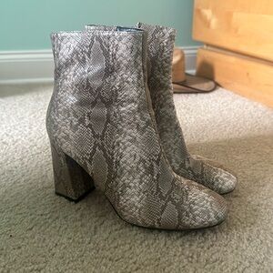 Snakeskin boots